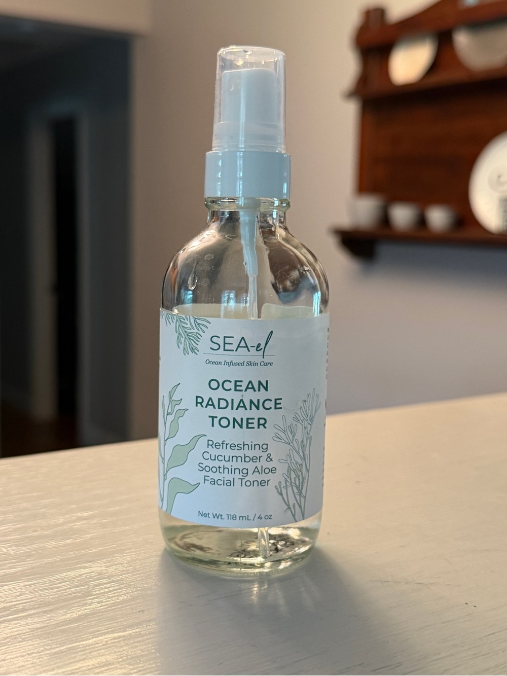 Sea-el Ocean Radiance Facial Toner Spray - Refreshing & Soothing Cucumber & Aloe